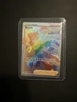 Brawly 212/198 Chilling Reign Full Art Secret Rainbow Rare Pokemon Card NM - Image 1