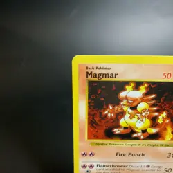 Magmar 036/102 Base Set (Shadowless) Uncommon NM-LP Vintage Pokemon Card 1999 - Image 2
