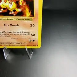 Magmar 036/102 Base Set (Shadowless) Uncommon NM-LP Vintage Pokemon Card 1999 - Image 4