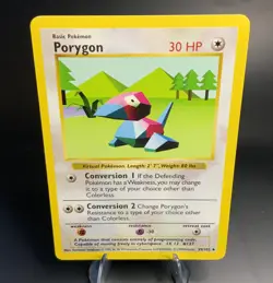 Porygon 039/102 Base Set (Shadowless) NM-LP Vintage Pokemon Card TCG WOTC 1999 - Image 1