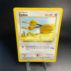 Doduo 48/102 Shadowless Base Set NM-LP Vintage Pokemon Card WOTC 1999 - Image 1