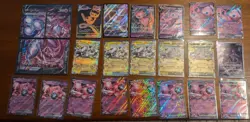 Pokemon Lot Of 24 Mew & Mewtwo Cards Scarlet & Violet Sword & Shield NM - Image 1