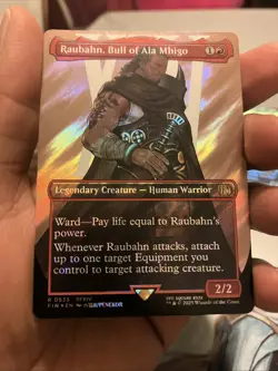 Raubahn, Bull of Ala Mhigo (Borderless) (Surge Foil) Final Fantasy Foil - Image 1