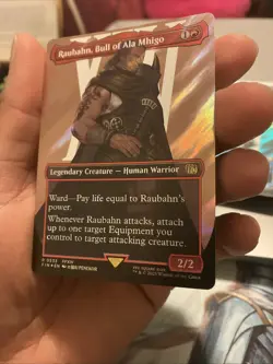 Raubahn, Bull of Ala Mhigo (Borderless) (Surge Foil) Final Fantasy Foil - Image 3