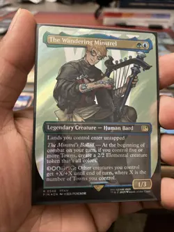 The Wandering Minstrel (Borderless) (Surge Foil) Final Fantasy Foil - Image 1