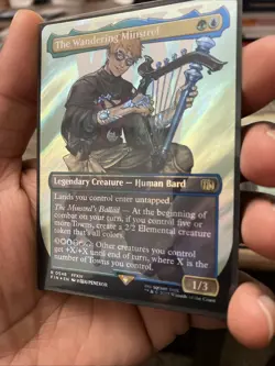 The Wandering Minstrel (Borderless) (Surge Foil) Final Fantasy Foil - Image 2