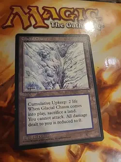 Glacial Chasm - Ice Age - MTG - Magic The Gathering - LP - Image 1
