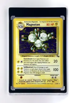 Pokemon TCG Magneton 11/62 Fossil Set 1999 WOTC Holo Rare Unlimited LP - Image 1