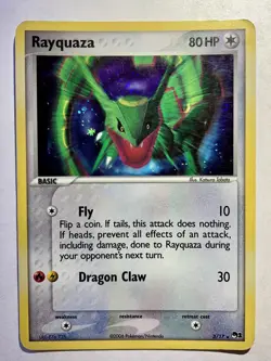 Rayquaza 3/17 Pokemon TCG Card Holo Rare 2006 POP Series 1 MP - Image 1