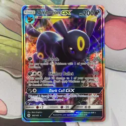 Umbreon GX 80/149 Pokemon Sun & Moon Base Set Holo Full Art Pokemon Card - Image 1