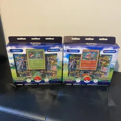 2x Pokemon Go Pin Collection Box Set Bundle Charmander and Bulbasaur New Sealed - Image 1