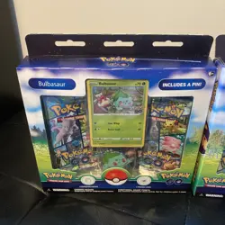 2x Pokemon Go Pin Collection Box Set Bundle Charmander and Bulbasaur New Sealed - Image 3