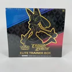 Pokemon Crown Zenith Elite Trainer Box Sword Shield - Factory Sealed - Image 1