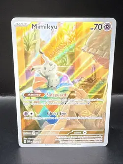 Pokemon Mimikyu 075 Illustration Rare Holo Black Star Promo SVP A - Image 2