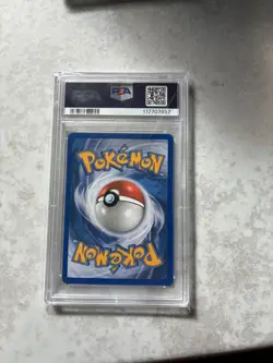 2006 POKEMON EX LEGEND MAKER #10 MEW-REVERSE FOIL PSA 8 - Image 2