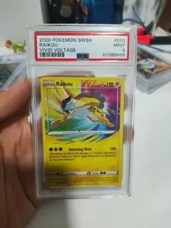 Pokemon Raikou Amazing 050/185 - Rare ENG PSA 9 - No Charizard/Bgs/ Gold Star - Image 1