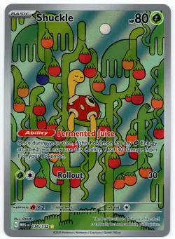 Pokemon - Mega Evolution Illustration Rare Shuckle 136/132 NM - Image 1