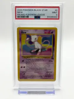 Mew Pokemon Black Star Promo 2000 Pokemon League PSA GRADE 9 MINT - Image 1