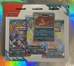 Pokemon TCG: Journey Together SV09 3-Pack Blister Lot of 5 ✅ Factory Sealed - Image 2