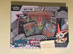 Pokemon Victini Illustration Collection Box Black Bolt And White Flare - Image 1
