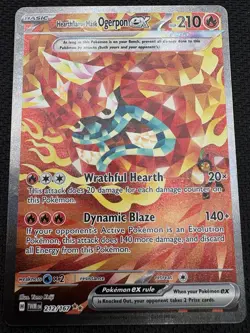 Pokemon TCG Hearthflame Mask Ogerpon EX 212/167 Twilight Masquerade Sir-MINT - Image 2