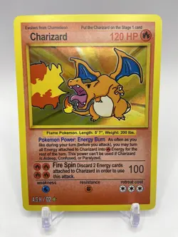 Charizard #2 - Holo Foil Gen 1 - After Skool Hobby Fan Art - Pokemon - Image 1