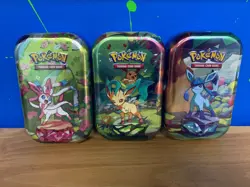 Pokemon TCG Scarlet & Violet Prismatic Evolutions Mini Tins (Lot of 3) - Sealed - Image 1