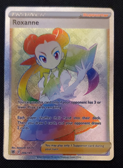 Roxanne Secret Rare 206/189 NM/MT [Astral Radiance:Pokemon] B - Image 1