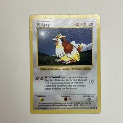 Pokemon Tcg Pidgey [Shadowless] #57 Pokemon Base Set LP - Image 1