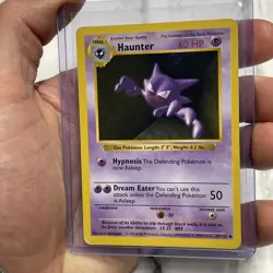 Pokemon Haunter 29/102 WotC Base Set Shadowless Unlimited LP Vintage Uncommon - Image 2