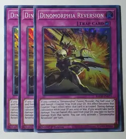 Yugioh x3 Dinomorphia Reversion BACH-EN073 Super Rare 1st Edition *In Hand* - Image 1