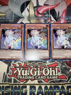 3x Ash Blossom & Joyous Spring Secret Rare RA04-EN025 Yugioh Playset - Image 1