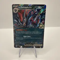 Pokemon Cards N’s Zoroark EX 098/159 Journey Together NM Card - Image 1