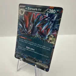Pokemon Cards N’s Zoroark EX 098/159 Journey Together NM Card - Image 2