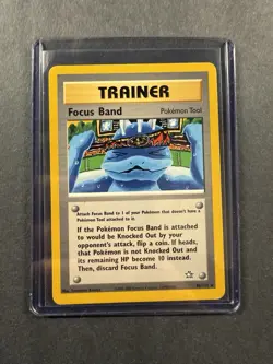 Pokemon TCG Neo Genesis Focus Band Unlimited Rare Card 86/111 - Image 3