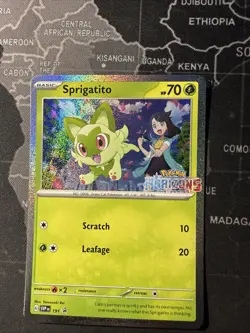 Sprigatito 191 Sv: Scarlet & Violet Promo Cards Holo - Image 1