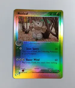 Pokemon Sandstorm Nuzleaf 49/100 Reverse Holo Uncommon 2003 Trading Card - Image 1