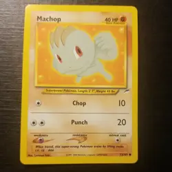 Machop - 73/105 - Neo Destiny - VINTAGE WOTC Pokemon card NM/M - Image 1