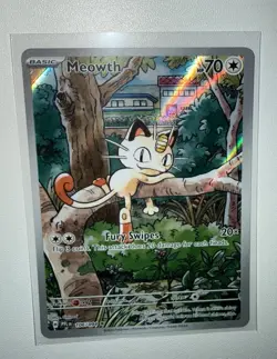 Meowth 106/094 Phantasmal Flames English Pokemon Card TCG Near Mint Or Better - Image 1