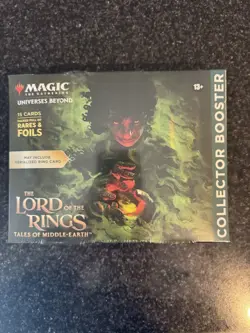MTG Lord Of The Rings Collector Booster Box 15 Cards Unopened Sealed Magic S2 - Image 1