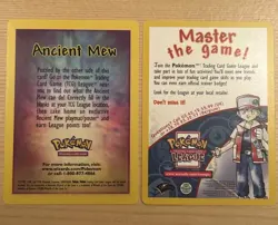 Ancient Mew Details card NM (Near Mint) & Master The Game Movie Card 2000 New - Image 1