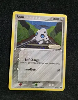 Aron 48/92 Stamped Reverse Holo EX Legend Maker Pokemon TCG Card - Image 1