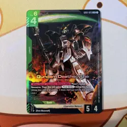 Gundam Card Game Deathscythe LR English Card GD01-025 LR Newtype Rising - Image 1