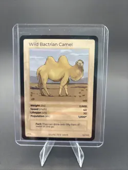 Life TCG Trading Card Game 1st Edition Rare 20/100 Wild Bactrian Camel Non Holo - Image 1