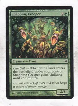 Magic MTG Worldwake: Foil: Snapping Creeper - Image 1