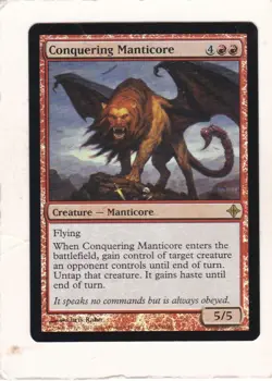 Magic: MTG: Rise of the Eldrazi: Foil: Conquering Manticore - Image 1