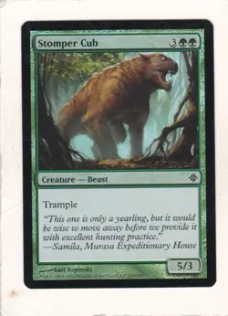 Magic: MTG: Rise of the Eldrazi: Foil: Stomper Cub - Image 1