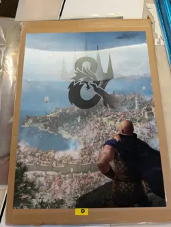 MTG Battle for Baldur's Gate 3D Lenticular Promo Store Poster - Image 1