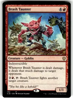Brash Taunter Commander Legends: Battle for Baldur's Gate Regular MTG - Image 1