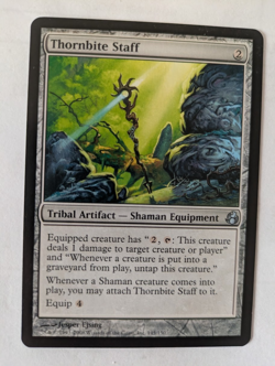 Thornbite Staff Morningtide MTG NM Free shipping with tracking - Image 1